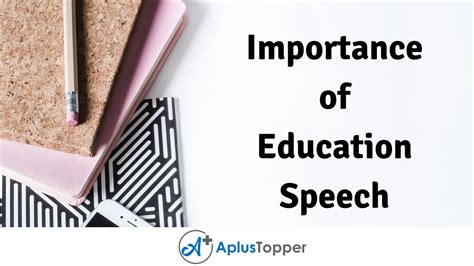 Speech On The Topic Importance Of Education 2 Minute Speech On The