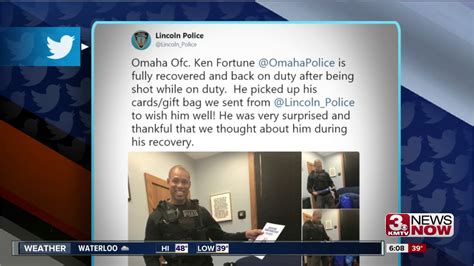 Omaha Police Officer Returns To Duty After Being Shot Last Month Youtube