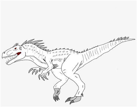 Draw Dominus Rex Drawing Indominus Rex From Jurassic World Speed