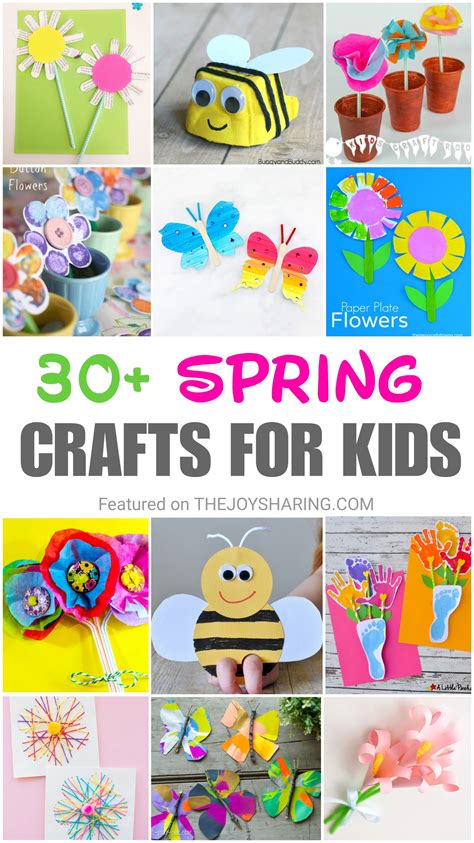 30 Quick And Easy Spring Crafts For Kids Spring Arts And Crafts