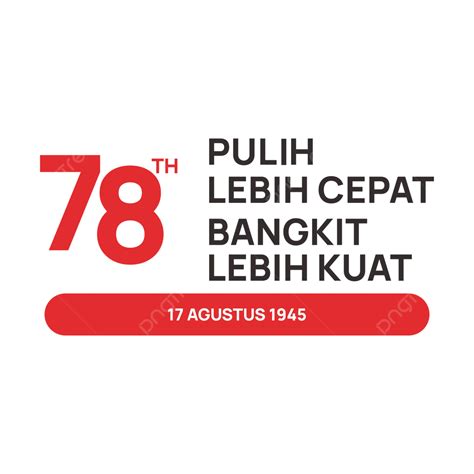 Logotipo Oficial De Hut Ri 78th Happy Republic Indonesia 2023 Descarga