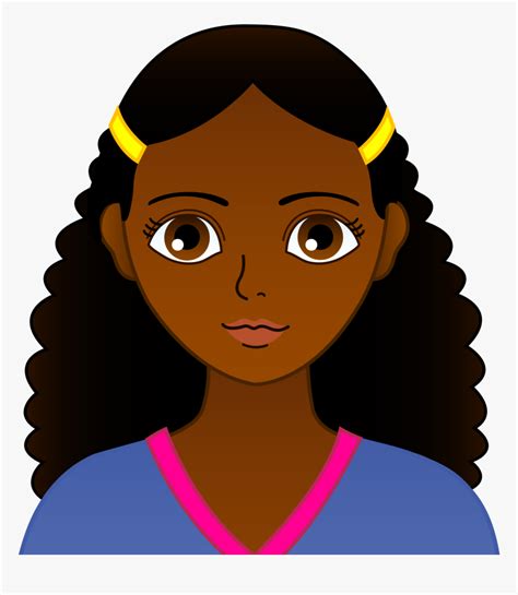 Clip Art Afro Png For African American Cartoon Face Transparent Png