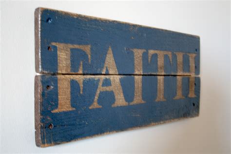 Faith Hand Painted Pallet Sign · Shanty Town Home Decor · Online Store
