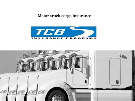 This is the educational home for. Motor truck cargo insurance