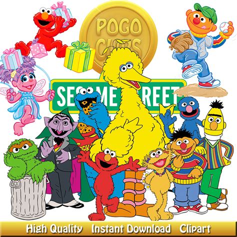 Printable Clip Art Sesame Street Characters