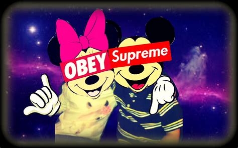 Dope Supreme Gang Mickeymouse Edit Picsart