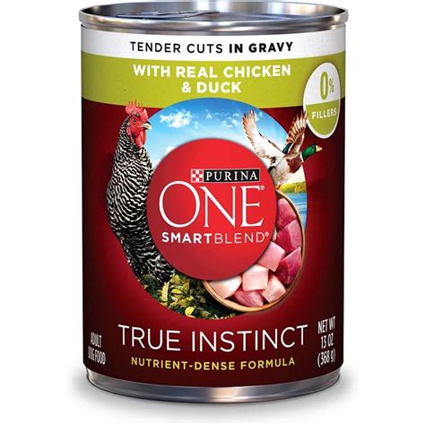 Natural grain free dog food with added vitamins and minerals along with potato and green beans. Purina ONE SmartBlend True Instinct Grain Free Chicken ...