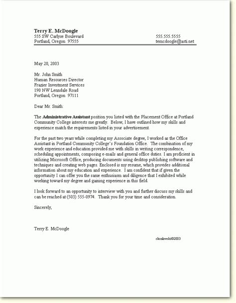 9 of the best cover letter templates for every kind of job. Cover Letter For Employment | Letters - Free Sample Letters