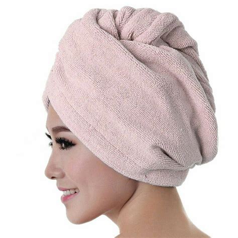 Faithtur Rapid Drying Hair Towel Plus Thick Absorbent Shower Cap Spa