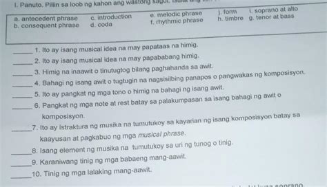 Patulong Po Need Kopo Ng Answer ASAP Pls Brainly Ph