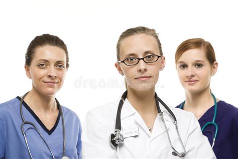 Healthcare Workers Portrait Stock Photo Image Of Posed Profession