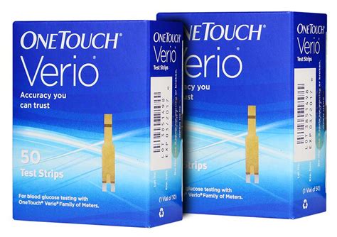 Buy One Touch Verio Blood Glucose Test Strips Box Of 100