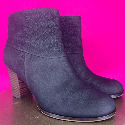 Cole Haan Cassidy Black Leather Ankle Boot Gem