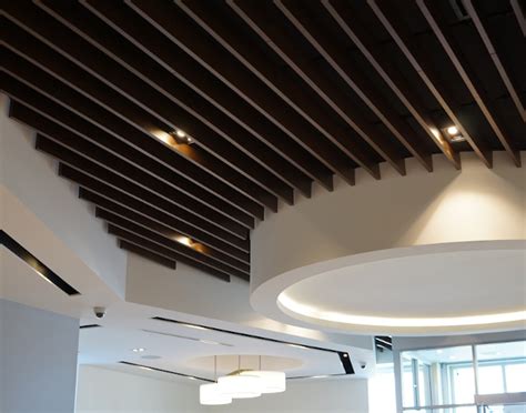 Armstrong baffles are also ideal for plenums where continuous service is required. Baffle Ceilings