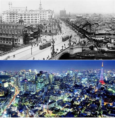 ≡ 25 Before And After Photos Of Famous Cities Brain Berries