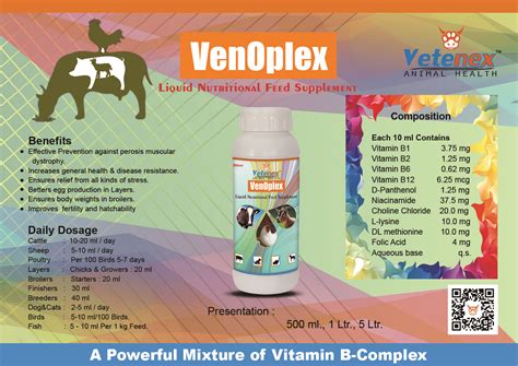 Get contact details & address of companies manufacturing and supplying vitamin b complex tablets & capsules, vitamin b supplements, vitamin b complex and vitamin c across india. Vitamin B Complex Liquid Supplement for Cattle,Poultry ...