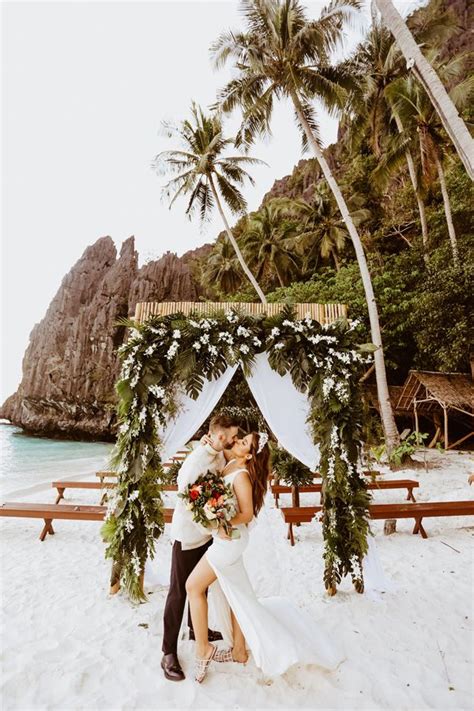 Intimate Beach Wedding Philippines Best Wedding Reception Design Images