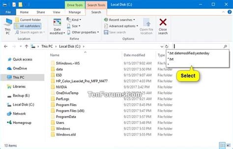 Search In File Explorer In Windows 10 Tutorials