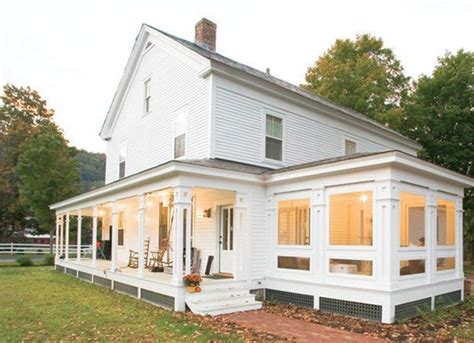 New wraparound porch to an existing portland home. 18718154675189236 Beautiful farmhouse with four season ...