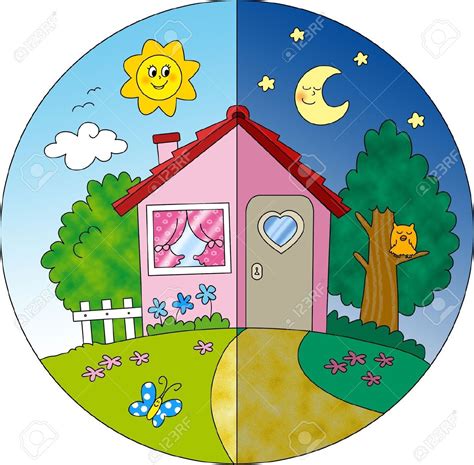 Image Result For Day And Night Clipart Animated Kindergarten Science