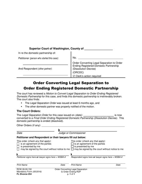 Form Fl Divorce254 Fill Out Sign Online And Download Printable Pdf