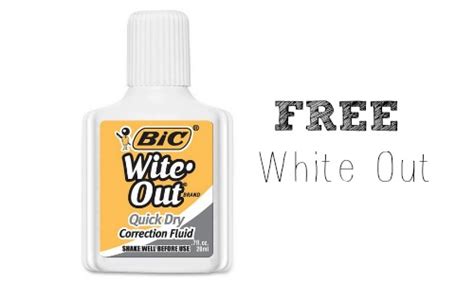 Target Deal Free Bic White Out Southern Savers