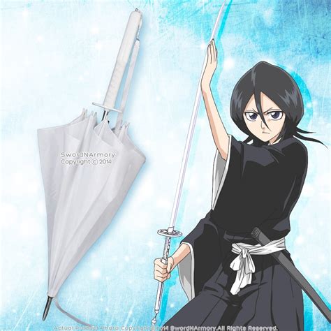 Licensed Bleach Anime Sword Umbrella Kuchiki Rukia Sode No Shirayuki
