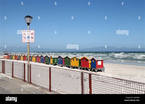 Muizenberg Beach At Cape Town In South Africa Stock Photo Alamy