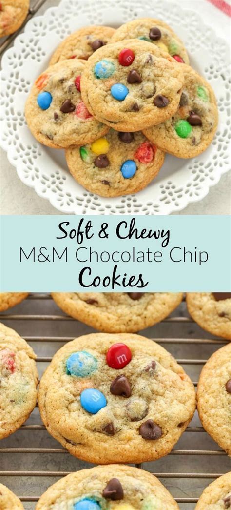 I hope you can subscribe to my channel. Soft and chewy cookies filled with M&Ms and chocolate ...