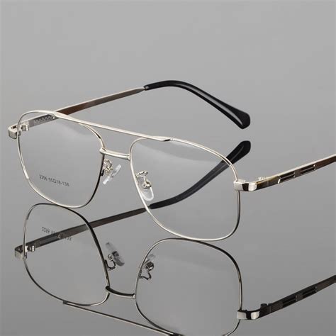Vazrobe Gold Eyeglasses Frame Men Glasses Man Prescription Spectacles Square Vintage Eyewear For