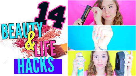 14 Beauty Life Hacks Every Girl Should Know Youtube