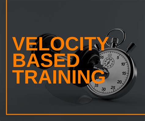 Velocity Based Training An Advanced Strength And Conditioning Technique