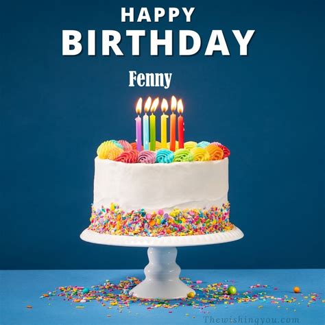 HD Happy Birthday Fenny Cake Images And Shayari