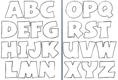 Blog Caixinha De Descobertas Lettering Alphabet Letter Stencils