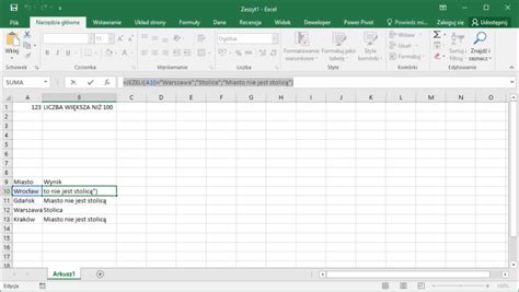 Funkcja Excel Je Eli Dla Pocz Tkuj Cych Datatalk Pl