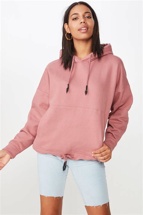 Maxie Oversized Hoodie Cloudy Grape Cotton On Knitwear