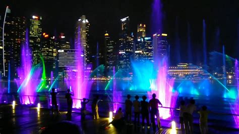 Singapore Merlion Light Show Youtube