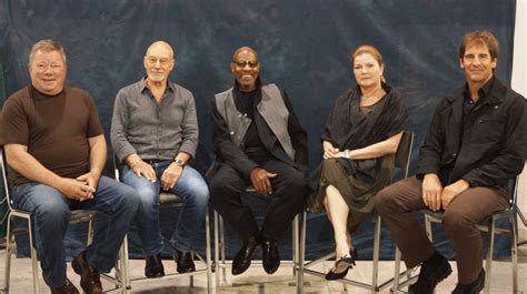 Five Star Trek Tv Captains Together In Philly Today Star Trek Cast