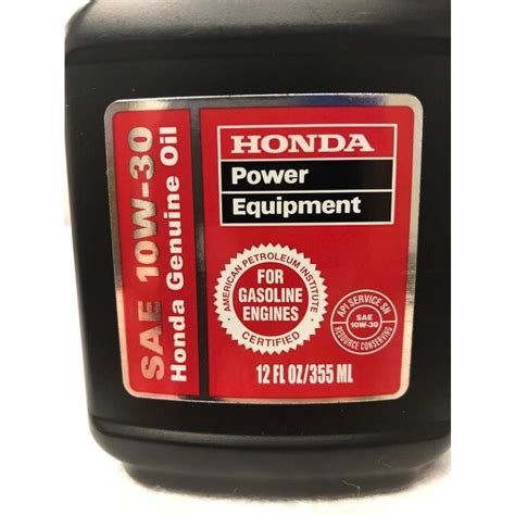 Honda Motor Oil 10w30 12 Oz In The Engine Oil Department At
