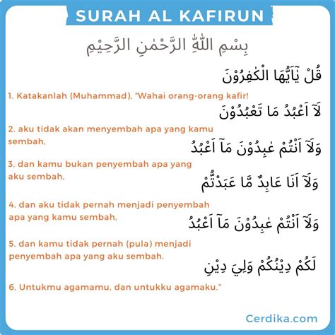 Surat al maun diturunkan di kota. Surat Al Kafirun Beserta Artinya Dan Latin / Surah Al ...