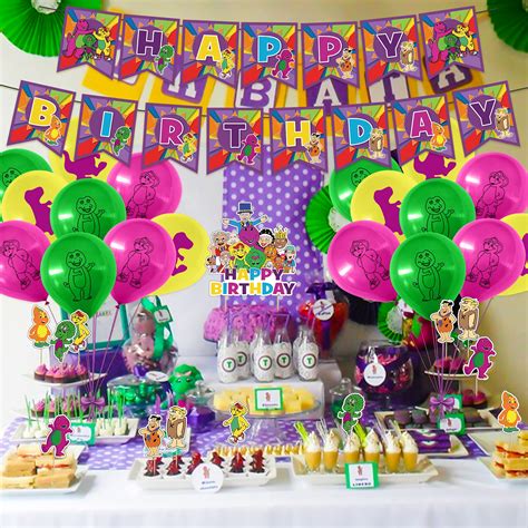 Barney Party Supplies Barney And Friends Theme Birthday Party