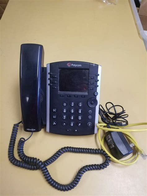 Polycom Vvx 400 12 Line Hd Voip Phone Set Of 3 Phones For Sale