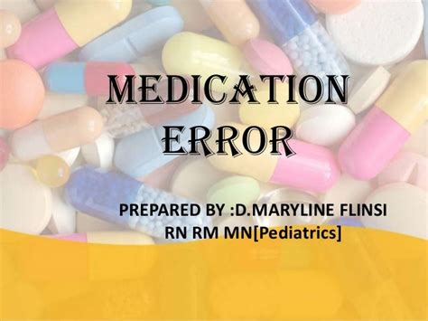 Medication Error Education For Nurses Free Gl Consulting Pte Ltd