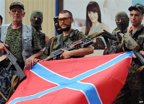 Ukraine Are Pro Russia Rebels Fighting S War Bbc News