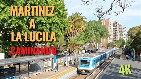 【4k】walking From Martinez To La Lucila 🚶‍♂️ Zona Norte Buenos Aires