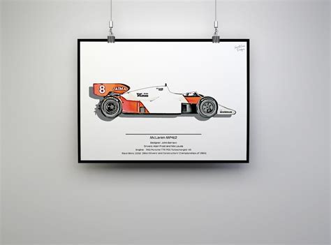 Niki Lauda Es Mclaren Mp42 Printable Poster Serie Etsy Österreich