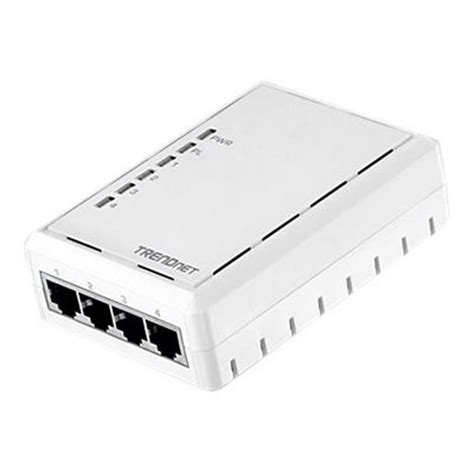 Trendnet Tpl 4052e Powerline Adapter 4 Port Switch Homeplug Av