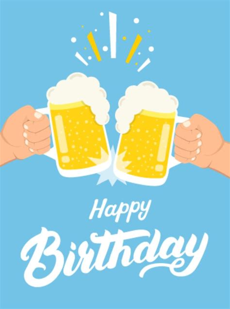 Happy Birthday Beer Cheers Images