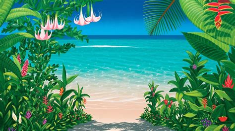 Tropical Flowers Wallpapers Wallpaper Cave