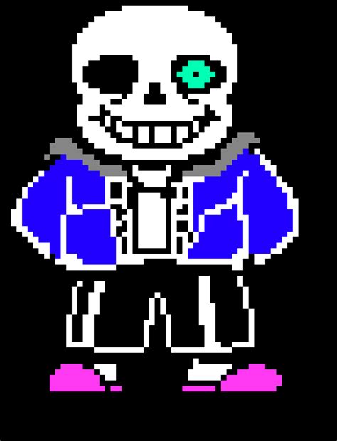 Undertale Sans Sprite Bad Time Pixel Art Maker